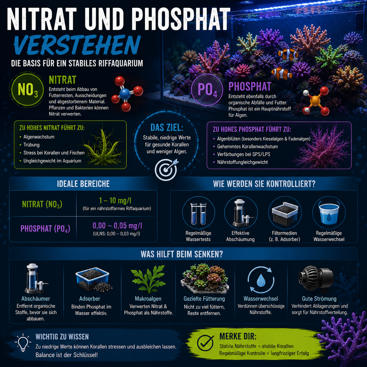 Nitrat und Phosphat verstehen