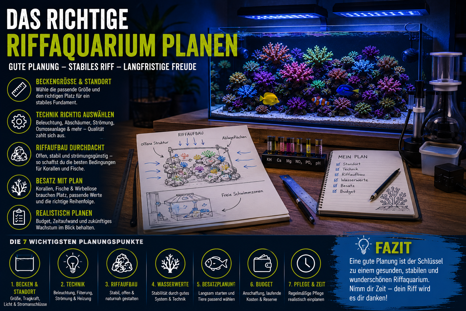 Das richtige Riffaquarium planen